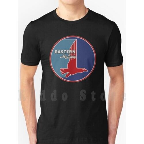Eastern Vintage Logo-Defunct Logo T Shirt Men Cotton Cotton S-6Xl Boeing Airbus Mcdonnell Douglas Klm Qantas Travel Freight