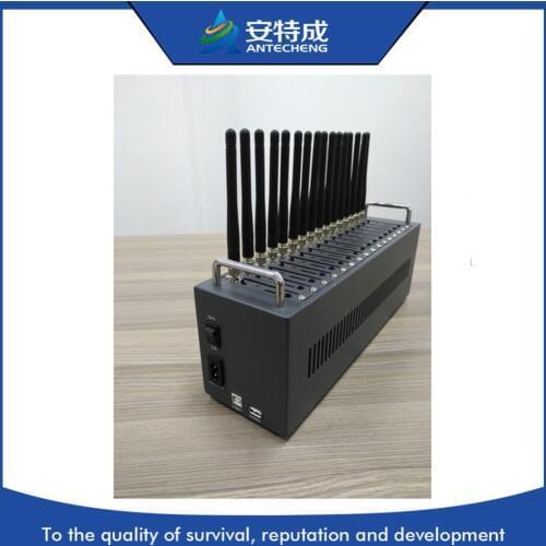 Multi sim card gsm modem 16 ports Antecheng MTK module quad band