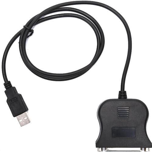 IEEE 1284 USB To Parallel Adapter Cable Hot 1pc 120cm USB 2.0 to 25 Pin Parallel Port Printer Cable
