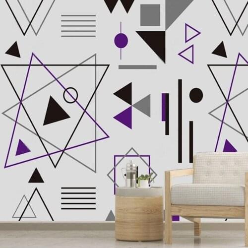 Personalized Abstract 3D Geometric Wallpaper Nordic Decorative Painting Background Custom Photo Mural Wall Papers Home Designs