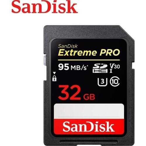 SanDisk SD Card 256GB 128GB 64GB 32GB Extreme Pro SDHC/SDHXC Memory Card C10 U3 V30 UHS-1 Flash Card For Camera