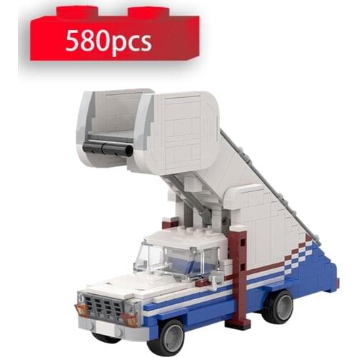 High-Tech MOC Stair Car Model Building Blocks City Engineering Vehicle Bricks DIY Educational Toys for Children Gifts