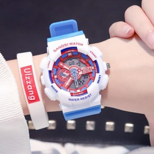 INS Fashion Digital Watch Couple Watches Student Sport Watch High Quality Waterproof Simple Digital Watches