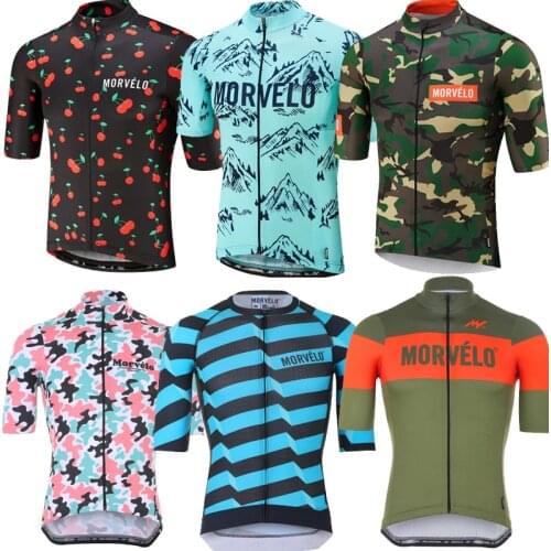 2020 Morvelo Men New Team Cycling Jerseys Short Sleeve Mtb Bicycle Bike Cycling Clothing Maillot Ciclismo Hombre Maillot Shirts