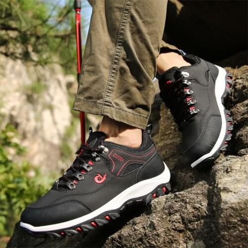 Mens Sneakers Waterproof Breathable Outdoors Shoes for Men Combat Desert Casual Shoes Zapatos Hombre Plus Size