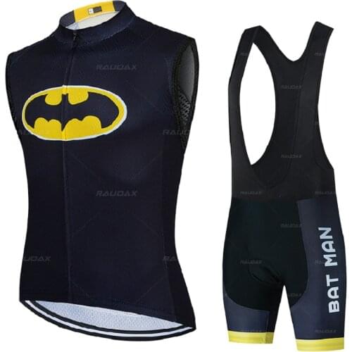 Mens Cycling vest set Halloween Cycling Jersey 2021 New Team MTB Cycling Bib Shorts Men Bike Jersey Set Ropa Ciclismo Triathlon