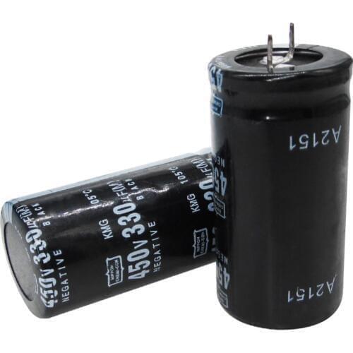 New 5pcs/lot 330UF 450V 330uf 450v 30mm*40mm electrolytic capacitor LS(short leg) qood quality