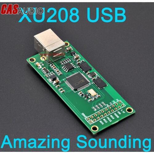 NEW XMOS XU208 U208 USB To I2S IIS DSD Converter 384K XMOS XU208 USB Digital Interface Module For DAC,Amazing Sounding