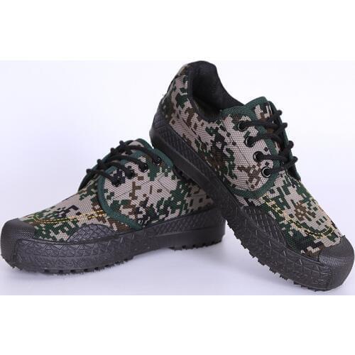 Labor Insurance Shoe Woman Student Military Training Shoes Wholesale Site Walking Shoes Wear Non Slip Camouflage Training Shoe