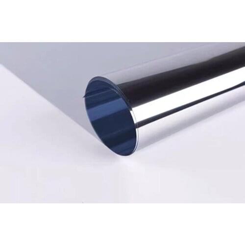One Way Mirror Glass Film Privacy Self Adhesive Residential DIY Window Film Heat Control Glare Anti UV Window Tint for Office