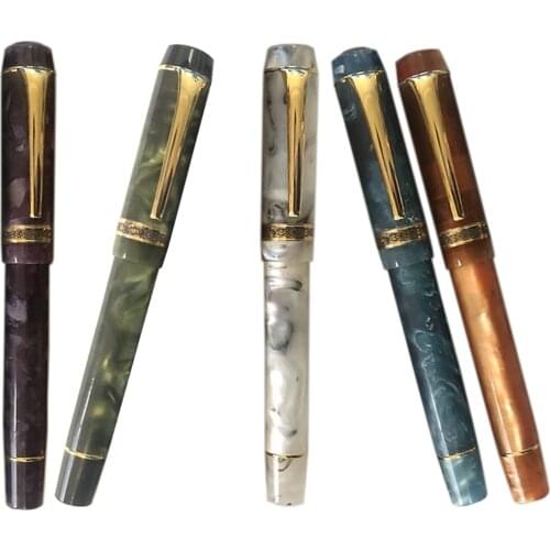 NEW color Kaigelu 316 Fountain Pen EF Nib Beautiful Marble amber Pattern Ink Pen Writing Gift for Office Business