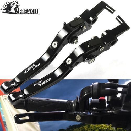 CNC Motorcycle Brake Clutch Levers Adjustable Folding Extendable For Honda CBR300R CBR 300R 300 R 2014 2015 2016 2017 2018