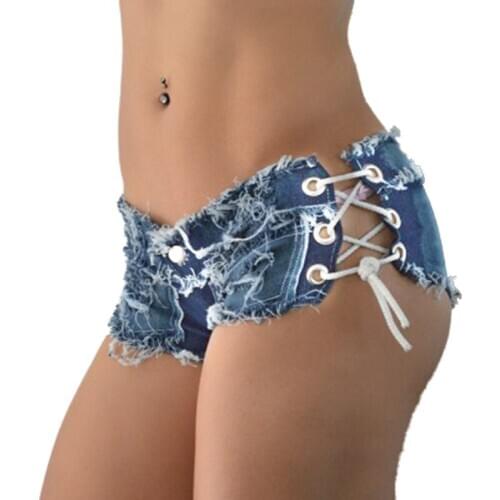 Sexy Casual Fashion Mid Waist Shorts Women Summer Style Sexy Shorts Beach Solid Elastic Waist Button Skinny Hollow Out