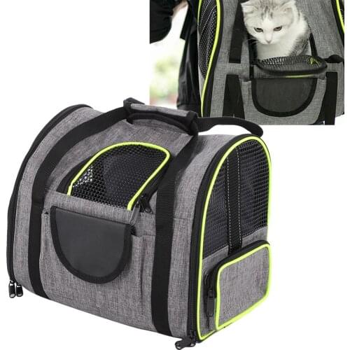 Foldable Breathable Small And Medium Outdoor Travel Cat And Dog Bag Car Portable Multifunctional Durable Pet Backpack Pet Supply