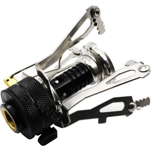 Ultralight Backpacking Canister Camp Stove Burner with Piezo Ignition 3.9oz J9J3