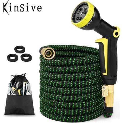 Retractable Hose Extend Garden Hose 3/4 Diameter High Pressure Car Washer Pipe Spray Gun Shrinks Flexibele Tuinslang Irrigation