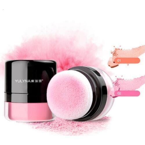 Mushroom Head Baked Cheek Face Blusher Blush Makeup Palette Blush Powder Baked Blush Face Base Blusher Palette XJ56