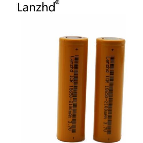 2pcs 3.7V li-Ion 18650 Rechargeable Batteries for mobile power Camera Flashlight Battery 2000mAh Lithium-ion battery