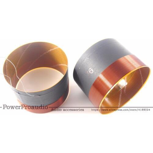 2PCS 76.0 mm Horn Speaker Bass Voice Coil Woofer Sound Driver BASS Voice Coil 2 layers