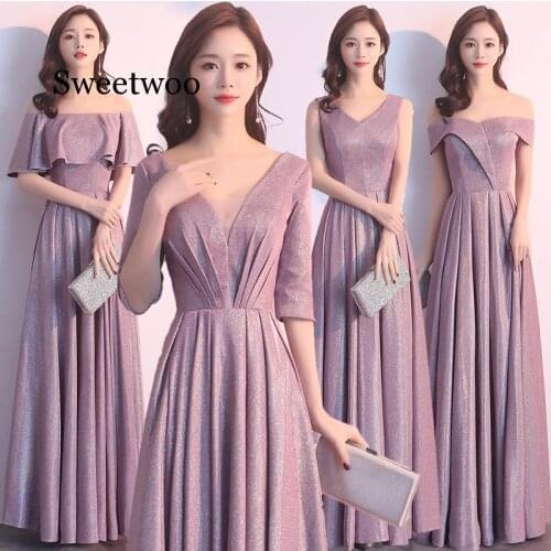 2020 New Sexy Slim Reflective Dress Chinese Style Dress Chinese Bridesmaid Dress Chinese Dress Qipao Size S-XXL pink gray