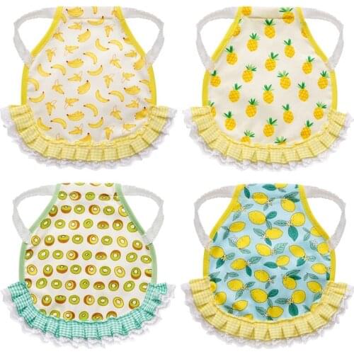 4 Pack Chicken Saddles Fruit Pattern Summer Chicken Jacket Straps Hen Apron Poultry Protector