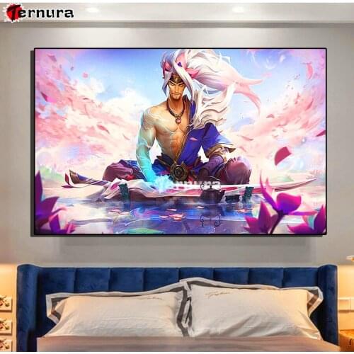 Game lovers 5D Diamond Painting DIY Ya suo Round square Diamond Cross stitch hero Gift Embroidery Home Decor Diamond Mosai