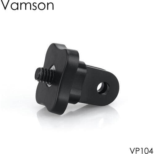 Vamson for GoPro Accessories Mini Tripod Mount Monopod With 1/4 Screw For GoPro Hero 4 3+ 2 1 for Xiaomi for Yi for SJCAM VP104