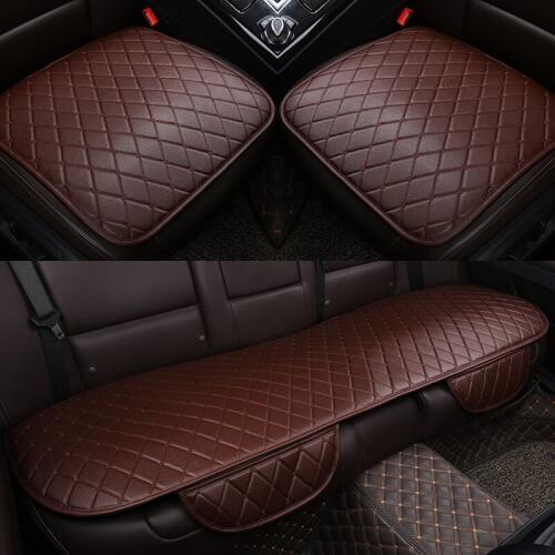 Car seat cover PU leather fit for all cars sedan SUV pickup 5 seater Anti Water