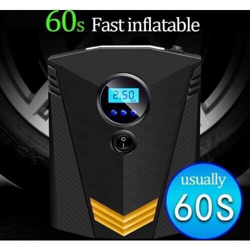 2020 Car Compressor DC 12V Digital Inflator 150 PSI Auto Air Pump Motorcycle LED Light Tire Pump