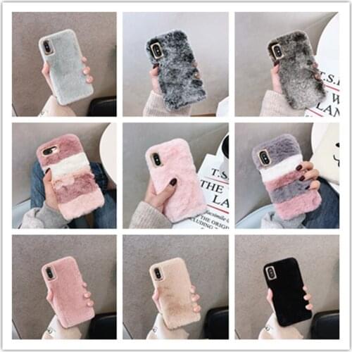 Wool Fur Case For Meizu M9C Note 9 16S Pro 16T 8 Lite 6 5 3 S6 M6S U20 U10 X8 X Pro 7 Plus Colorful Rabbit Fur Cover