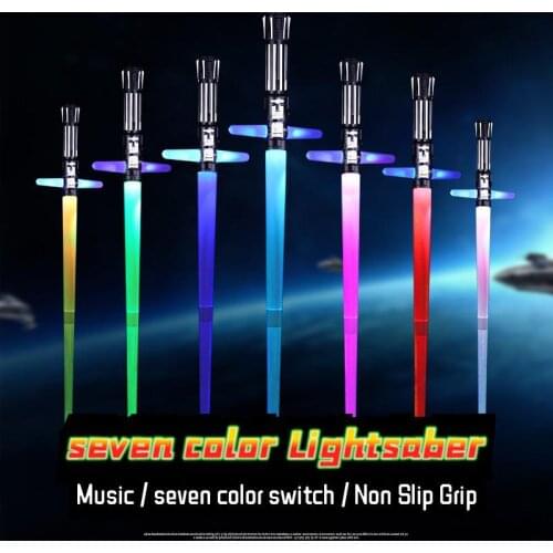 Colors Telescopic Lightsaber Sword Weapon Outdoor Toy Laser Boy Toy Luminous Light Sound Wars Stick Toys For Kids Cosplay Props
