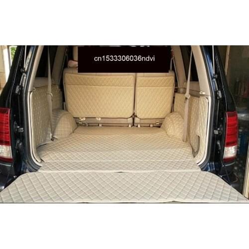 Good quality! Full set car trunk mats for Toyota Land Cruiser 100 5 seats 2007-1998 waterproof boot carpets cargo liner mats
