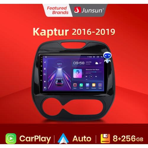 Junsun V1 AI Voice Control Android 10 Car Radio Multimidia GPS For Renault Kaptur Captur 2016 2017 2018 2019 2 din 2din dvd