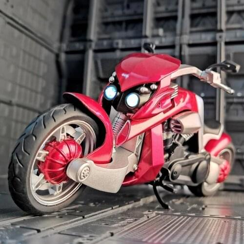 1:12 Yamaha Tyrannosaurus Rex V-REX Racing Motorcycles Simulation Alloy Motorcycle Model With Sound and Light Collection Toy Car