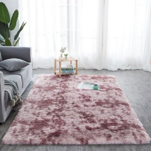 Soft Long Plush Rug Carpets Artificial Wool Sheepskin Non-Slip Rugs Floor Mat Home Rooms Living Room Long Plush Floor Mat Carpet