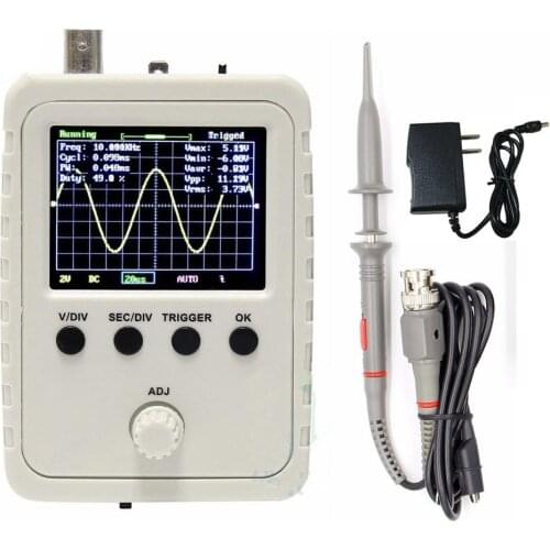 Digital oscilloscope kit with European standard power supply + BNC probe E-learning training DIY kit
