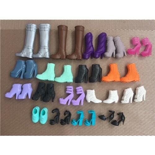 Original Princess Doll Shoes for 1/6 Dolls Fashion Female Doll High-heels Casual Shoes Dolls Accessories
