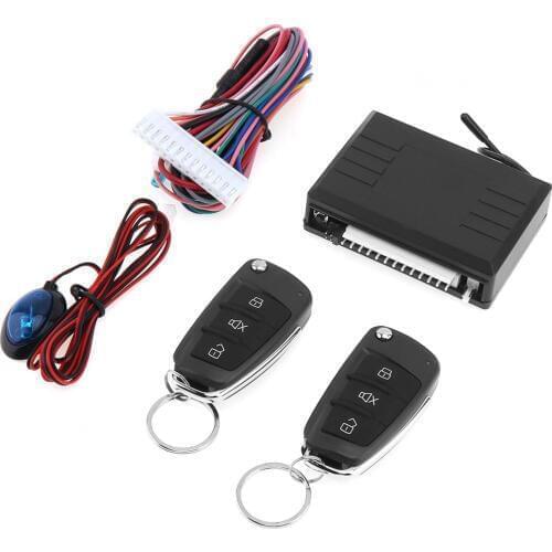 12V Durable Car Alarms System Vehicle Keyless Entry System with Remote Control & Door Lock Automatically for Volkswagen