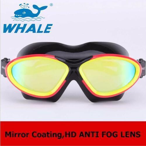 WHALE Professional quality Anti-Fog Swimming Eyewear Mirror Coating goggles gafas de natacion adultos natacion water glasses