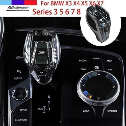 2021 Luxury Crystal Car Accessories Gear Shift Knob For BMW F G Chassis F20 F30 F10 F12 F15 X5 F16 X6 G20 G30 G01 G02 G05 G06
