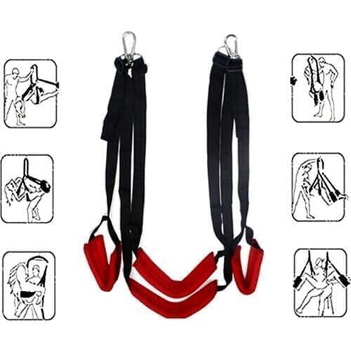 Sex Swing Soft Material Sex Furniture Fetish Bandage Love Adult game Chairs Hanging Door Swing Sex Erotic Toys for Couples