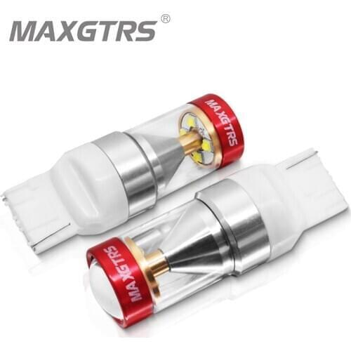 2pcs T20 7440 W21W 7441 LED Reverse Bulbs Turn Parking Signal for LADA Dimension Lights Bulbs Super Bright White Amber DC12-24V