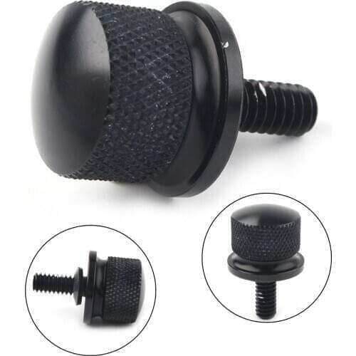 6mm Motorbike Rear Seat Bolt Screw Nut 1/4"-20 Thread For Harley-Davidson Sportster 1200 883 XL883 XL1200 1996-2017