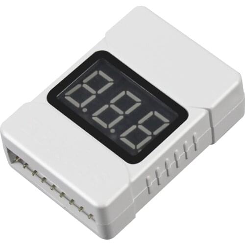 Buzzer Alarm Low Voltage Battery Indicator 1S-8S Lipo Battery tester BBX1-8S For Quadcopter RC Racing Drone