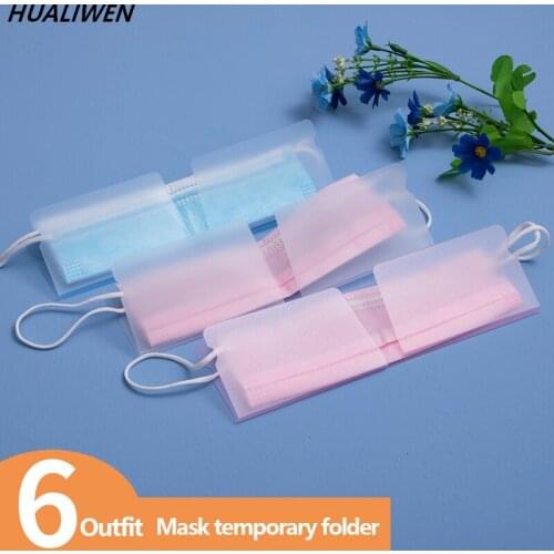 6/10pcs Mask Storage Clip Foldable Storage Manager Portable Mask Holder Mask Folder MASK Storage organizer home Clip Holder