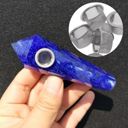 10Pcs Tobacco Smoking Pipe Metal Filter Screen Steel Mesh Concave Bowl Style