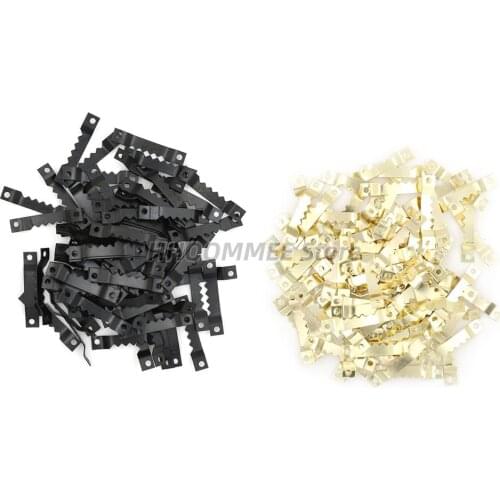 100pcs Saw Tooth Sawtooth Hanging Picture Photo oil Painting Mirror Frame Hanger Hook NEW