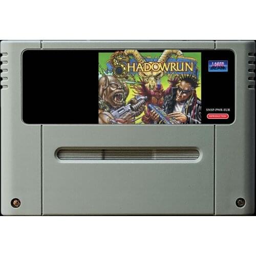 16Bit Games ** Shadowrun ( PAL EUR Version!! )