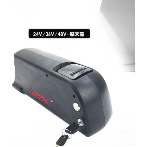 Free shipping 48V 500W 750W Electric Bike Battery 48v 10ah 12Ah 9Ah Dolphin Type Li-ion Battery Pack fit 48v bafang motor