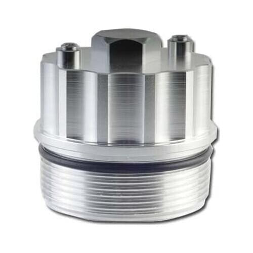 Aluminum oil filter adapter for oil pressure oil temperature for BMW e38 730/735 V8 Engine cap224